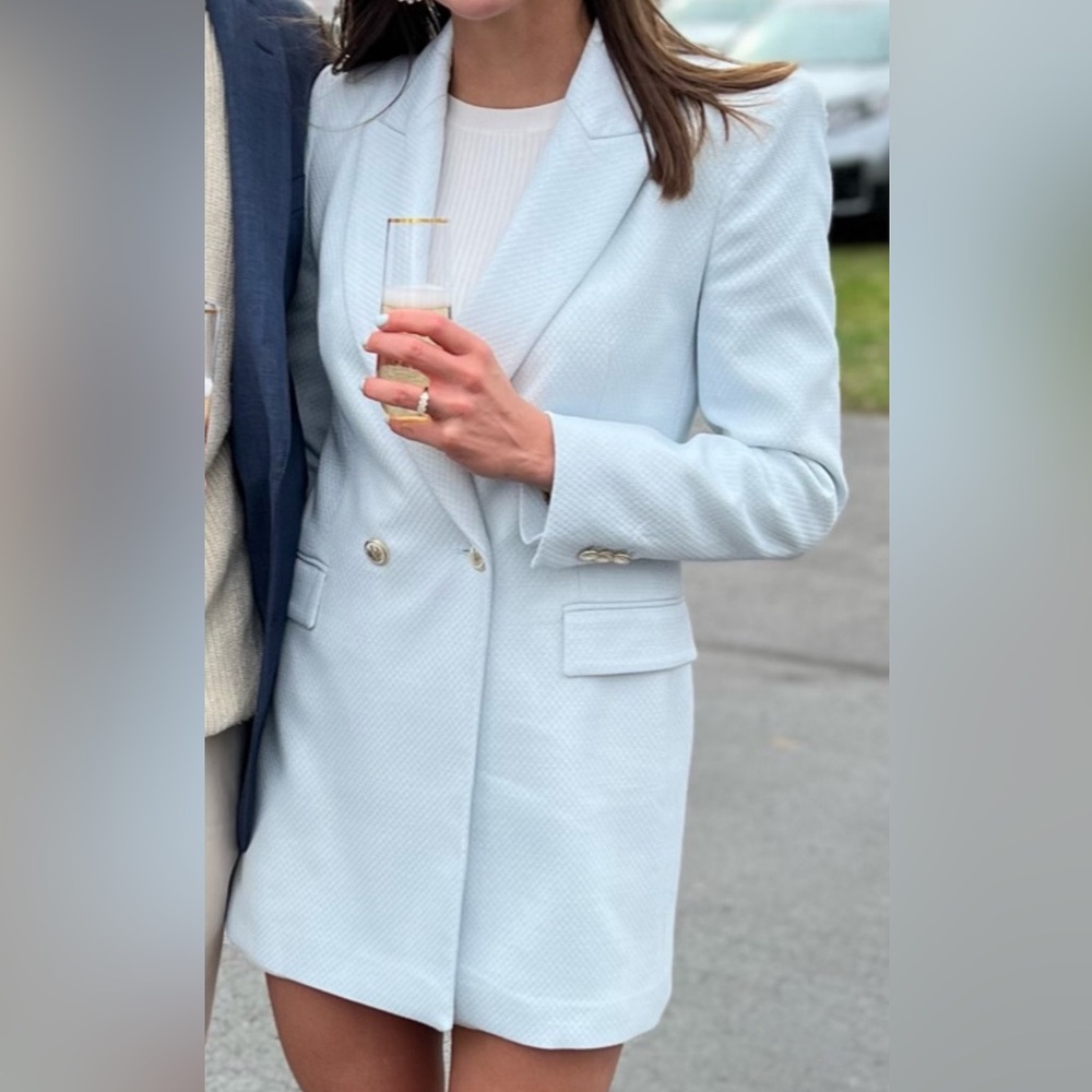 Zara Blue Blazer Dress Size Small